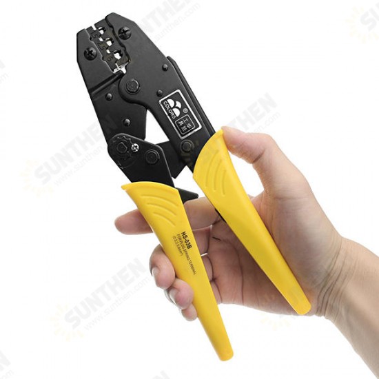 HS-03B Crimping Ratchet Plier 15-10AWG Wire Stripper Crimping Tool 1.5-6mm2