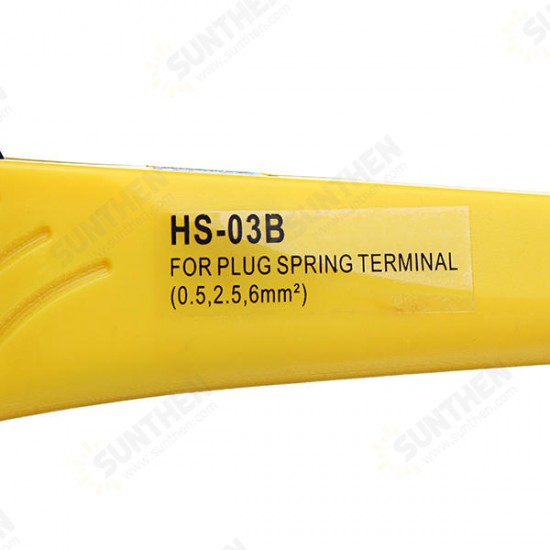 HS-03B Crimping Ratchet Plier 15-10AWG Wire Stripper Crimping Tool 1.5-6mm2