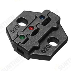 SN-02C Die Sets for SN Crimper Plier Series Hand Crimping Tool 0.25-2.5mm2 14-24AWG Jaws SN-02C Die Sets for SN Crimper Plier Series Hand Crimping Tool 0.25-2.5mm2 14-24AWG Jaws
