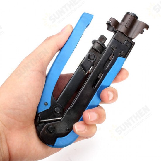 H548A RG6 RG59 RG11 Coaxial Cable Crimper Tool For F Connector