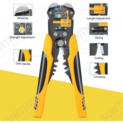 HSC8 6-6A Crimping Pliers + Ye-1 Wire Stripping Pliers + 1200pcs Terminal Set HSC8 6-6A Crimping Pliers + Ye-1 Wire Stripping Pliers + 1200pcs Terminal Set