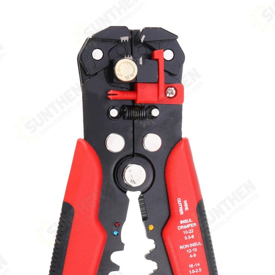 Multifunctional Stripping Tool Automatic Adjusting Wire Stripper Crimping Plier Terminal 0.2-6.0mm2 24-10AWG