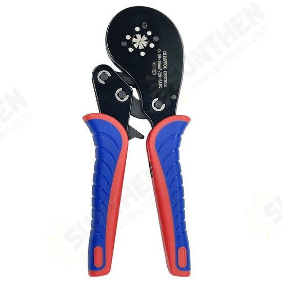 Ratchet Ferrule Crimping Tool Kit-Ferrule Crimper Plier 0.08-16mm2 Wire Ferrules Crimp Wire Ends Terminal Connectors With 800/1200/1800PCS Terminal