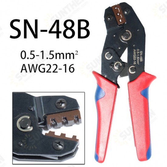 SN-48B Car Electrical Wire Connector Plug Automotive Waterproof 1/2/3/4 Pin Motocycle Truck Harness Male Female Crimping Pliers