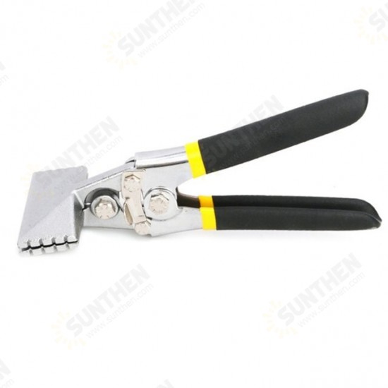 Sheet Metal Bending Pliers Hand Seamer Wide Jaw Straight 80mm/Elbow 80mm/Straight 150mm Tools for Welding Clamps