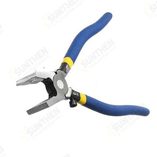 Stained Glass Tool Kit Running Pliers Breaking Grozing Pliers Grip Cutter Non-slip Handle