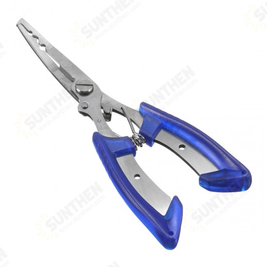 Stainless Steel Fishing Pliers Plierweiter Scissors Line Cutter Hook Tackle Tool