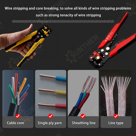 Stripper Pliers Wire Automatic Cable Crimping Plier Multifunctional Terminal