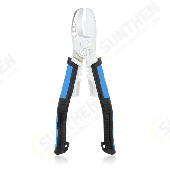 Toolour 8inch Multitool Long Nose Pliers Wire Stripper Side Cutters Pliers Crimping Tool Wire Cutter End Cutting DIY Hand Tool