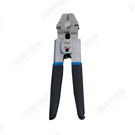 Wire Rope Crimping Tool Wire Rope Swager Crimper Fishing Crimping Tool With 180Pcs 1.2/1.5/2mm Aluminum Double Barrel Ferrule Crimping Loop Sleeve Kit