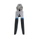 Wire Rope Crimping Tool Wire Rope Swager Crimper Fishing Crimping Tool With 180Pcs 1.2/1.5/2mm Aluminum Double Barrel Ferrule Crimping Loop Sleeve Kit