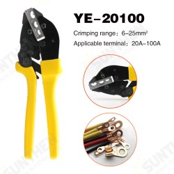 YE-20100 +100PCS Set Crimping Pliers Tools Wire Lug U Type Terminal Crimper Plier Set Cable Clamp Tool YE-20100 +100PCS Set Crimping Pliers Tools Wire Lug U Type Terminal Crimper Plier Set Cable Clamp Tool