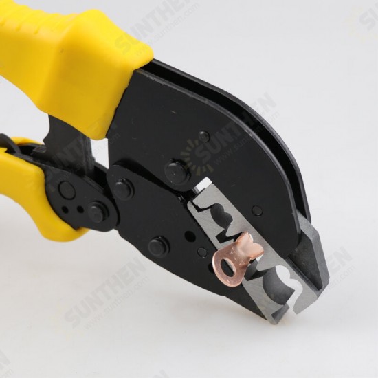 YE-20100 +100PCS Set Crimping Pliers Tools Wire Lug U Type Terminal Crimper Plier Set Cable Clamp Tool