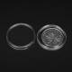 100PCS 27mm Coin Storage Box Round Cases Applied Clear Portable Round Holder Box