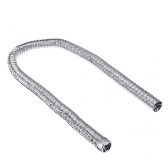100cm ID24mm Stainless Steel Air Diesel Exhaust Pipe With Cap For Webasto Heater