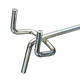 10Pcs Stainless Steel Wall Display Hooks for Coat Shop Slatwall Panel 10 * 150MM