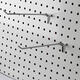 10Pcs Stainless Steel Wall Display Hooks for Coat Shop Slatwall Panel 10 * 150MM