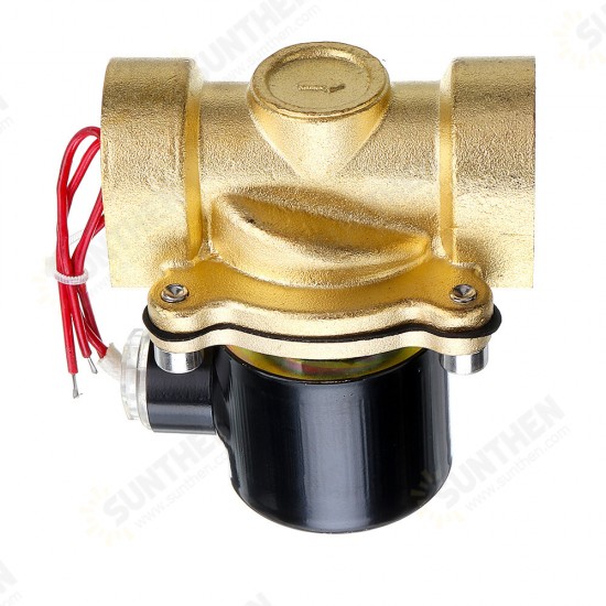 1/2 3/4 1 Inch 12V Electric Solenoid Valve Pneumatic Valve for Water Air Gas Brass Valve Air Valves