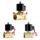 1/2 3/4 1 Inch 12V Electric Solenoid Valve Pneumatic Valve for Water Air Gas Brass Valve Air Valves