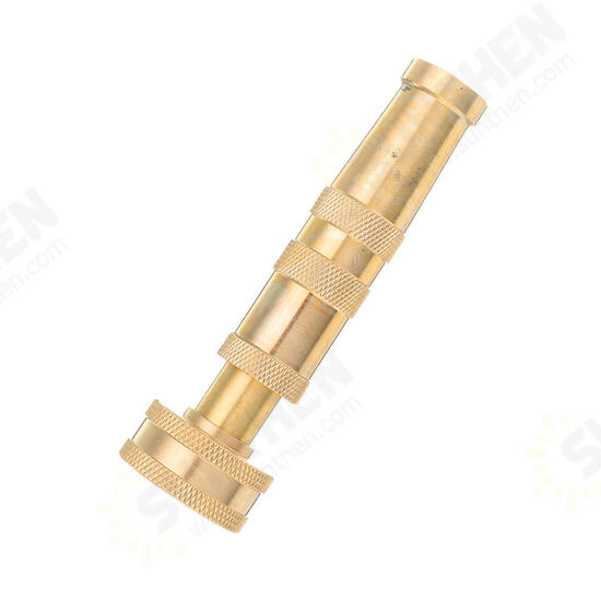 1/2inch NPT Adjustable Copper Straight Nozzle Connector Garden Water Hose Repair Quick Connect Irrigation Pipe Fittings Car Wash Adapter