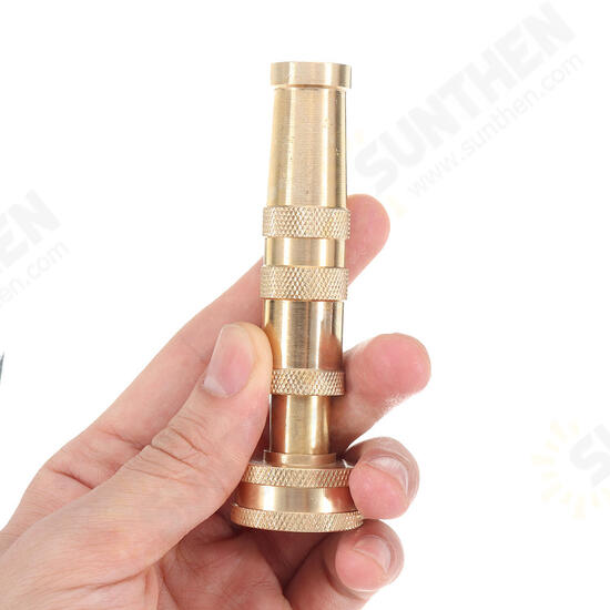 1/2inch NPT Adjustable Copper Straight Nozzle Connector Garden Water Hose Repair Quick Connect Irrigation Pipe Fittings Car Wash Adapter