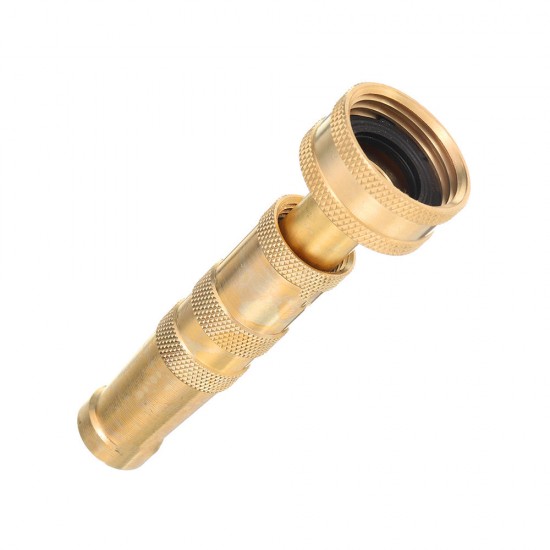 1/2inch NPT Adjustable Copper Straight Nozzle Connector Garden Water Hose Repair Quick Connect Irrigation Pipe Fittings Car Wash Adapter