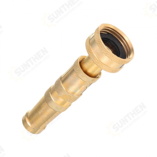 1/2inch NPT Adjustable Copper Straight Nozzle Connector Garden Water Hose Repair Quick Connect Irrigation Pipe Fittings Car Wash Adapter