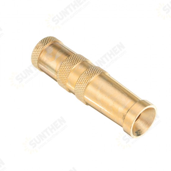 1/2inch NPT Adjustable Copper Straight Nozzle Connector Garden Water Hose Repair Quick Connect Irrigation Pipe Fittings Car Wash Adapter