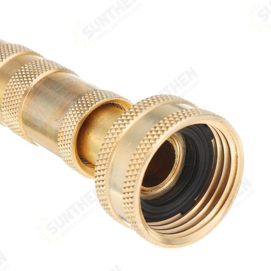 1/2inch NPT Adjustable Copper Straight Nozzle Connector Garden Water Hose Repair Quick Connect Irrigation Pipe Fittings Car Wash Adapter