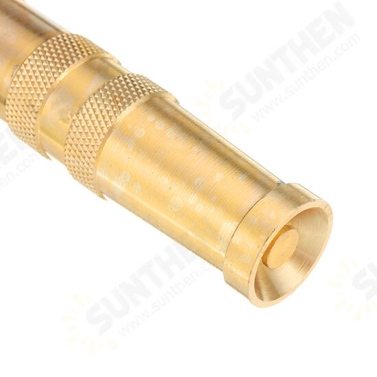 1/2inch NPT Adjustable Copper Straight Nozzle Connector Garden Water Hose Repair Quick Connect Irrigation Pipe Fittings Car Wash Adapter