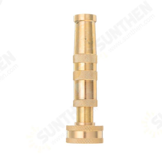 1/2inch NPT Adjustable Copper Straight Nozzle Connector Garden Water Hose Repair Quick Connect Irrigation Pipe Fittings Car Wash Adapter