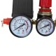 120 PSI Air Compressor Pressure Switch Control Valve Manifold Regulator Gauges With Quick Connector