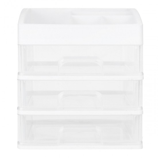 1/2/3 Layers Plastic Desktop Organizer Drawer Makeup Holder Box Make Sundry Storage Box Container