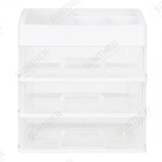 1/2/3 Layers Plastic Desktop Organizer Drawer Makeup Holder Box Make Sundry Storage Box Container