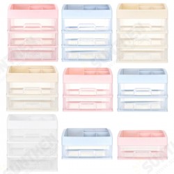 1/2/3 Layers Plastic Desktop Organizer Drawer Makeup Holder Box Make Sundry Storage Box Container 1/2/3 Layers Plastic Desktop Organizer Drawer Makeup Holder Box Make Sundry Storage Box Container