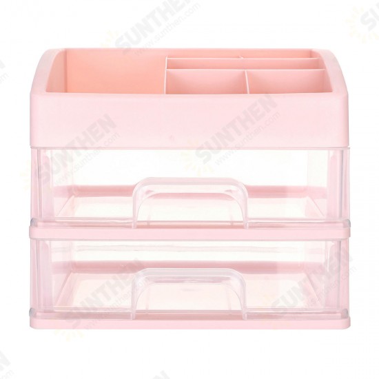 1/2/3 Layers Plastic Desktop Organizer Drawer Makeup Holder Box Make Sundry Storage Box Container