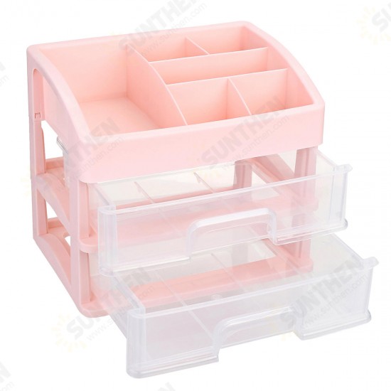 1/2/3 Layers Plastic Desktop Organizer Drawer Makeup Holder Box Make Sundry Storage Box Container