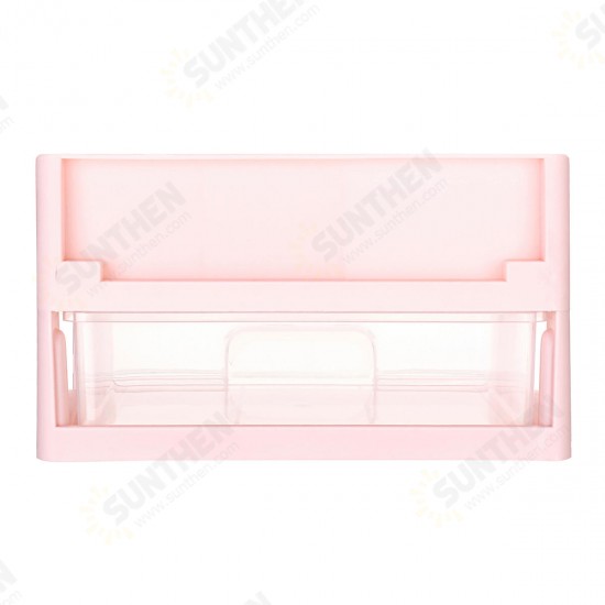 1/2/3 Layers Plastic Desktop Organizer Drawer Makeup Holder Box Make Sundry Storage Box Container