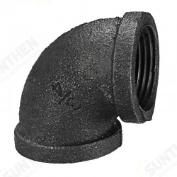 1/2inch 3/4inch 1inch Elbow 90 Degree Pipes Fittings Malleable Iron Black Female Connector 1/2inch 3/4inch 1inch Elbow 90 Degree Pipes Fittings Malleable Iron Black Female Connector