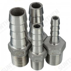 1/4 Inch Male Thread Pipe Barb Hose Tail Connector Adapter 6mm To 12mm 1/4 Inch Male Thread Pipe Barb Hose Tail Connector Adapter 6mm To 12mm