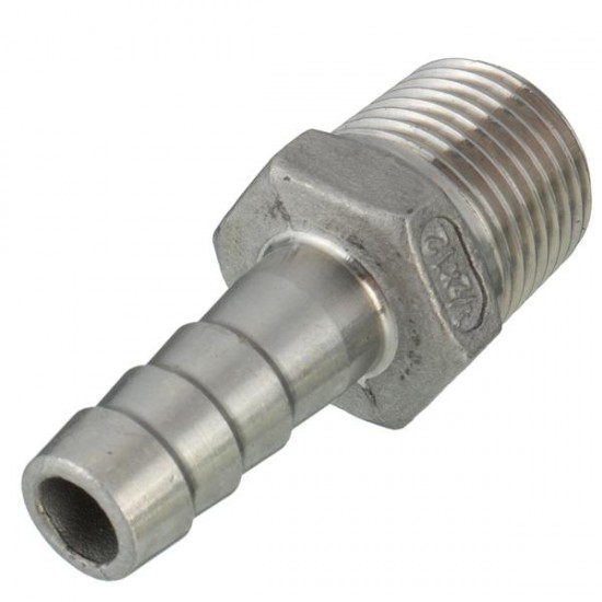 1/4 Inch Male Thread Pipe Barb Hose Tail Connector Adapter 6mm To 12mm