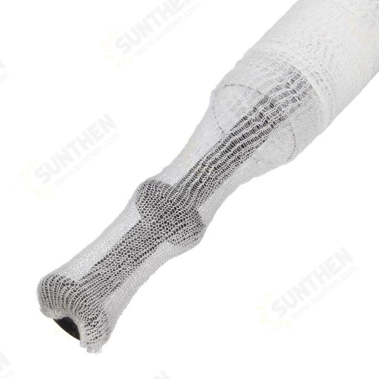 15/25/37mm Width PVA Wide Wire Mesh Coarse Fishing Baits Bag Stocking Plunger Stick Tube 7m Length