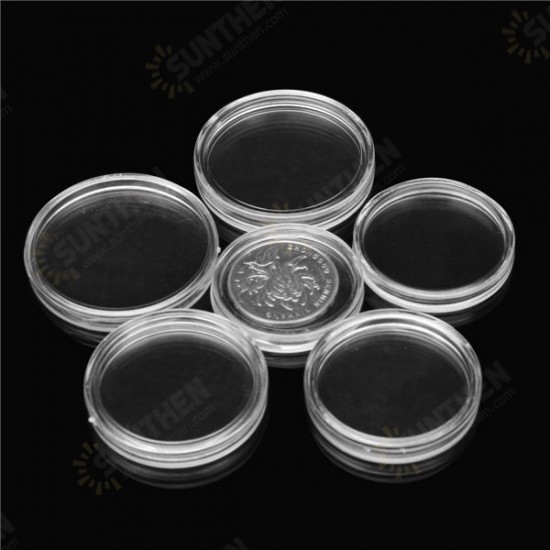 18-22mm Boxed Lighthouse Coin Capsules Coins Display Storage Cases