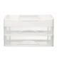 2/3 Layers Clear Drawers Makeup Case Cosmetic Organizer Storage Jewelry Box Holder