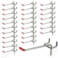 25pcs 100mm Pedboard Hook Board Wall Retail Display Shop Peg Slat Walling 25pcs 100mm Pedboard Hook Board Wall Retail Display Shop Peg Slat Walling