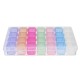 28 Slots Cosmetic Organizer Clear Acrylic Makeup Holder Case Box Jewelry Storage Box