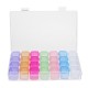 28 Slots Cosmetic Organizer Clear Acrylic Makeup Holder Case Box Jewelry Storage Box