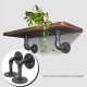 2Pcs Industrial Pipe Shelf Brackets Bookcases Holder Shelving Storage Rustic Decoration