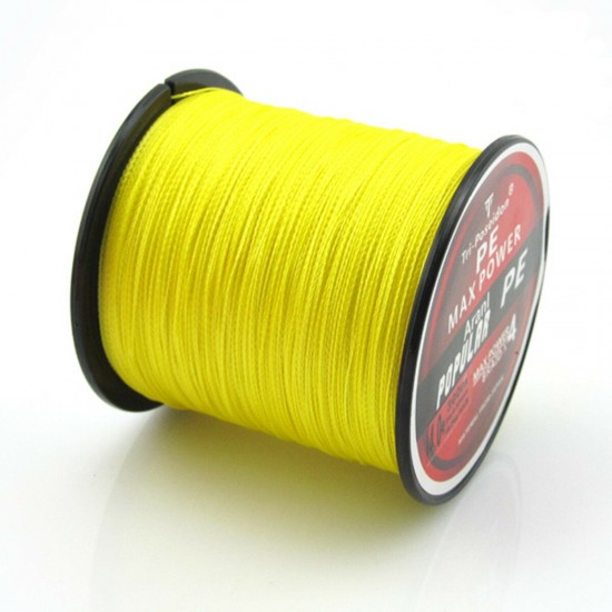 300M Super Strong 4 Strands PE Spectra Braided Wire Fish Rope Sea Fishing Lines 8-60LB