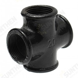 3/4 Inch Black Iron Pipe Threaded Cross Fitting Plumbing Malleable Cross Pipes Fittings 3/4 Inch Black Iron Pipe Threaded Cross Fitting Plumbing Malleable Cross Pipes Fittings
